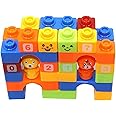 CkTech 32 Pcs DIY Interlocking Building Blocks Puzzle Toy Set,Block Game for Kids,Puzzle Play Set Toy,Creative Stacking Blocks Toys Set for Kids(32 pcs),Multicolor