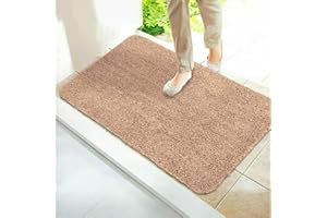 PHP Super Soft FLUFFY Shaggy Rug Non Slip Large Shaggy Rugs Hallway Runner Rug Bedroom Living Room Carpet Mat (Beige/mustard, 50 x 80 cm (1ft 8" x 2ft 7"))