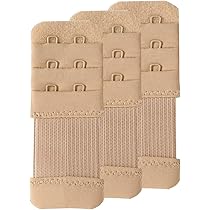 DoHope Bra Extender Elastisch BH-Verlängerung für BHs mit 5 Haken in 3 DoHope Bra Extender Elastisch BH-Verlängerung für BHs mit 5 Haken in 3