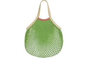 MUNSKT Duża torba z siatki wielokrotnego użytku, torba na zabawki plażowe, ekologiczna torba siatkowa na zakupy lub plażę - składana, zmywalna i wytrzymała