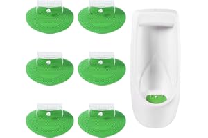 BAIEYE 6 sztuk sitko do pisuaru z zapachem, ochrona przed wodą rozbryzgową do pisuaru, zabawny filtr do piłki nożnej, filtr do pisuaru, zapobiegający zapachowi, do budynków biurowych, stadionów, kawiarni