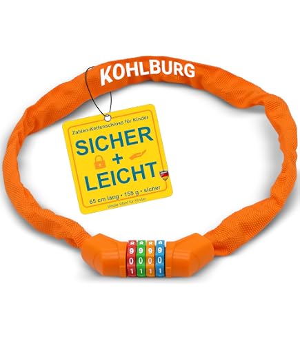 ABUS Antivol à chaîne 1200 Web - Cadenas à combinaison en acier spécial - Niveau de sécurité ABUS 2-60 cm - Noir/Orange ABUS Antivol à chaîne 1200 Web - Cadenas à combinaison en acier spécial - Niveau de sécurité ABUS 2-60 cm - Noir/Orange