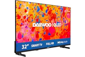 Daewoo TV 32DM65QV Smart TV 32 Pulgadas QLED Full HD (HDR10, 1920x1080, Frameless, Dolby Audio) Gama 2025