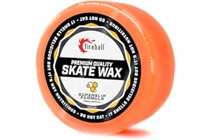 Fireball SuperSlip Pro Skateboard Wax for Rails - USA Made Skate Curb Wax for Scooters Aggressive Inline and Skateboards - Custom Formula Professional Skate Wax