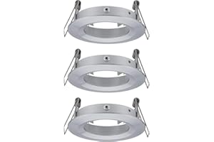 Paulmann 92484 LED Choose Fixe Max. 3x10 Watts Spot Plafond tourné Lampe encastrée Alu, Turned Aluminium
