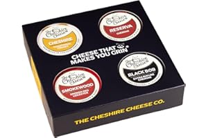 Traditional Cheeseboard Selection Gift Box | 4 x 200g Waxed Cheese Truckles from The Cheshire Cheese Company