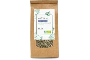 Aubépine Sommité Fleurie Bio 100 g | Infusion Apaisante | Plante pour la Détente, le Calme et un Sommeil Naturel | Soutien Cardiaque Traditionnel | Conditionnée en France, RUE DES PLANTES