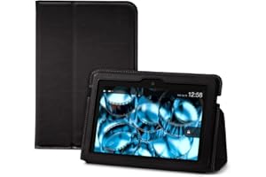 MARWARE MarBlue Origin Custodia Flip Cover con Supporto Verticale per Kindle Fire HDX 7, Nero
