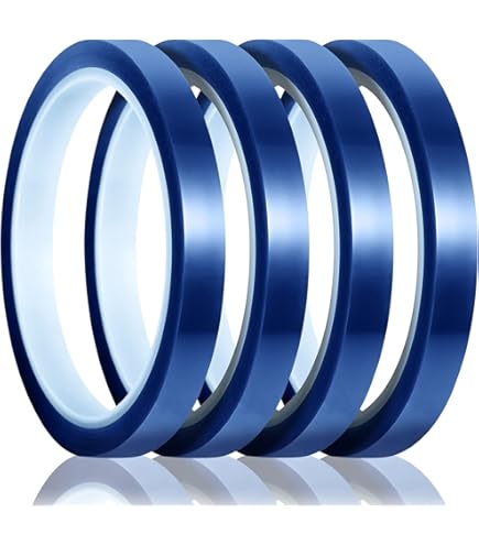 8 Rotoli Nastro Adesivo Resistente Al Calore | 10mm X 33m, Fino A 300°C | Per Sublimazione Ed Elettronica - Foto 12