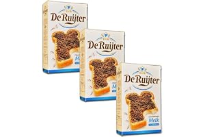 3 x De Ruijter mjölkchokladströssel – 400 g/Hagelslag Melk Dutch Brakfast