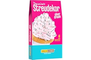 ‎DECOCINO DECOCINO Silver Dream 40g - Silber ist das neue Gold, optimal abgestimmter Silber Mix, perfekt für Partys, Mottopartys, Geburtstage oder Feiern, Ideal als deko für Torten, Kuchen oder Cupcakes