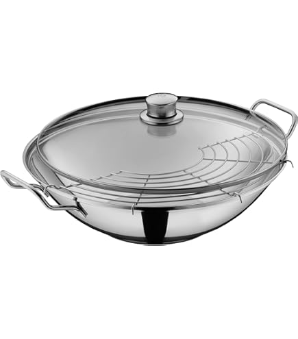 Wokpan 32cm - Honingraat - Anti-Aanbaklaag