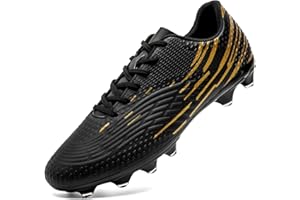 DimaiGlobal Chaussures de Football Crampons Homme Femme Chaussures de Futsal Professionnelles Adolescents Antidérapants pour l'entraînement Chaussures de Sport