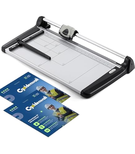 Westcott E-160000 00 - Cortador de papel (A4, para hasta 10 hojas, 30 cm de longitud, perfecto para A4 y formatos más pequeños Westcott E-160000 00 - Cortador de papel (A4, para hasta 10 hojas, 30 cm de longitud, perfecto para A4 y formatos más pequeños