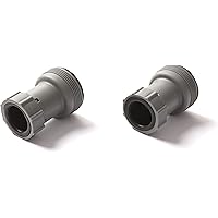 Bestway Flowclear™ Schlauchadapter für 38mm-Schläuche auf 32mm-Anschlüsse, Doppelpack