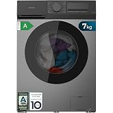Cecotec Washing Machine Front Load 7 kg Bolero DressCode 7450 Inverter Steel, 1200 rpm, 16 programs, Class A-10%, Inverter Pl