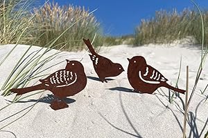 ‎LB H&F LB H&F Lilienburg Garden Stake, Rusted Metal