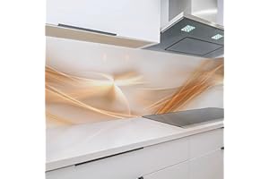 Rodnik Küchenrückwand robuste ABS-Kunststoff Platte Monolith in Deluxe Qualität, Direktdruck. MOTIVAUSWAHL (Amelia, 60x200 cm)