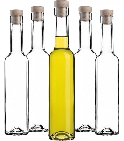 Lotto Bottiglie In Vetro Con Tappo In Sughero - 0,5 Ml A 10 Ml, Trasparenti, Vuote (2-10 Pezzi)