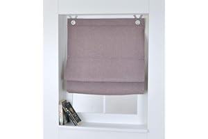 KUTTI Tenda a pacchetto Dimout con occhielli opaca oscurante marrone 80 x 130 cm