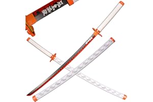 ‎SWORD VALLEY Sword Valley Holz Blade Anime Samurai Schwert, Demon Slayer-Schwert 104 cm- Wooden Cosplay Schwert, Vielfältige Modelle auswählen