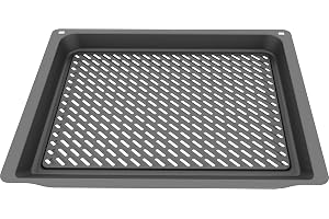 Siemens HZ629070, Air Fry och grillplåt, varmluftsfriteringsplåt av emaljerat stål, för 60 cm och 45 cm ugnar med Air Fry-fun