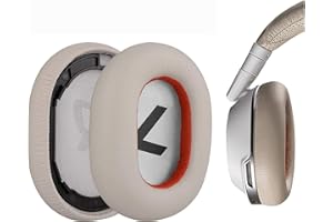 V-MOTA Nauszniki kompatybilne ze słuchawkami nausznymi Plantronics Voyager 8200-UC, Voyager 8200 UC Stereo słuchawki, wymienne poduszki do naprawy części (1 para) (Biały)