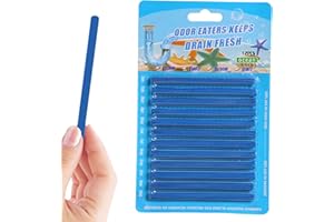 YOUNGWIER Abflussreiniger Sticks, 12 Stück Abfluss Sticks Um Verstopfungen Vorzubeugen - Duschablauf-Desodorierer Enzymreiniger Rohrreiniger Kraftvolle Abfluss Geruchskiller - Drainsticks Für Die Rohrreinigung