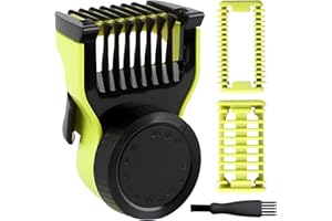 MRDALIO 14-in-1 Adjustable Guard Comb Attachments (0.4-10mm), Suitable for One Blade QP2734/QP2824/QP2520/QP2630, Replacement Blades Cartridges for Shaving & Grooming