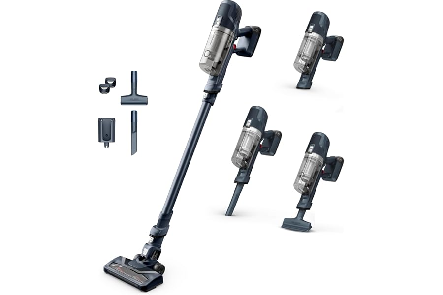 Rowenta X-Pert 6.60 Allergy, Powerful Wireless Vacuum Cleaner, Cordless Electric Broom with 0.55 L Dust Container, Easy to Clean, Up to 45 Min, 100 W, RH6831EO