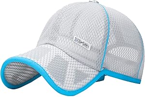 AUBIG Kinder Mütze Unisex Mädchen Jungen Baseball Cap Schnelltrocknend Baseballkappe Atmungsaktiv Sonnenhut Sport Fußball Basecap Junge Mädchen Snapback Cap Anti-UV