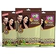 Sterling Naturals Megha Mehandi Hair Colour for Women & Men, Henna Based Mehndi, Organic Hair Dye Without Chemicals and Ammonia, Brown, 45 g (Pack of 3)