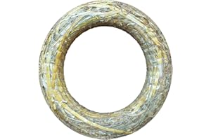 BLUMEN-SENF 1 Strohrömer Ø 40 cm/Stärke 6 cm Strohkränze Türkranz Deko-Kranz Kranz-Rohling Strohring