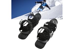 BRRNOO Ski Skates for Snow, Outdoor Ski Shoes for Kids & Adults - Lightweight & Snow Skates for Winter Fun