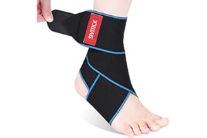 SIVITICK Supporto Caviglia Sportiva, Fascia Elastica Caviglia, Tutore per Caviglia per Distorsione Regolabile, Cavigliera Calcio, Uomo Donna Taglia Unica