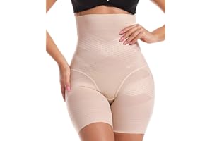 SLIMBELLE Shapewear Guaina Contenitiva Intimo Modellante Donna Mutanda Vita Alta Snellente Pantaloncini Dimagrante Senza Cuciture in Nero e Naturale