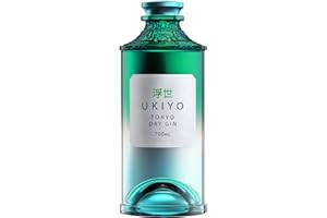 UKIYO Tokyo Dry | Japanese | Craft | Gin | Classic | Yuzu, Milan and Sakura | Distilled with 5 native Japanese botanicals | 40 Percent ABV | 70 cl