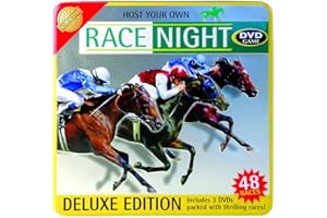CHEATWELL GAMES Host Your Own Horse Race Night Deluxe Edition Tin - Includes 3 DVDs Packed with Thrilling Races