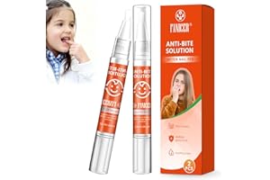 IMPODITIONGS 2er Pack Bitterer Stift gegen Nägelkauen, Anti Fingernägel kauen Stift,Bitterer Nagelstift,nägelkauen stoppen,Hilft Gewohnheiten Nägelkauen abzulegen,Für Kinder und Erwachsene,Orange