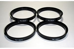 4 CENTRADORES DE LLANTA 74.1-66.6 AROS PARA LLANTAS ATS AVUS BINNO CMS DBV INFINY JAPAN RACING MAK PLW PROLINE RH SCHMIDT WSP ITALY