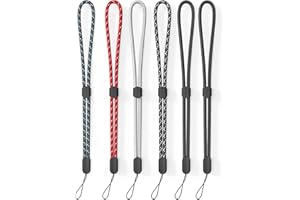 Handhandschlaufe Lanyard, Avorast 6er Pack verstellbare Bunte Nylon Handhandschlaufe für GoPro, Kamera, Schlüssel, Schlüsselbund, Telefon, USB-Stick, Brieftasche und ID-Namensschild