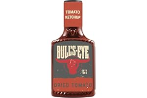 BULL'S-EYE Bull’s-Eye Tomato Ketchup Dried Tomato – Fruchtiger Tomaten Ketchup in der Squeezeflasche – 8 x 425 ml