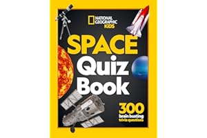 National Geographic Kids Space Quiz Book 300 Brain Busting Trivia Questions [Gb, Ie-Only]