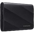 SAMSUNG T9 4TB, Portable SSD, up to 2000MB/s, USB 3.2 Gen 2x2 (20Gbps) NVMe, Rugged, for Photographers, Content Creators and Gaming, External Solid State Drive (MU-PG4T0B/AM)