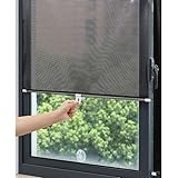 ACYOUNG Suction Cup Roller Blind Window Blind Sun Protection Blackout Roller Blind Privacy Screen and Sun Protection No Drill