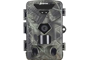 Denver WCT-8016 Wildkamera – 50 MP Fotos, 4K UHD Video, Nachtsicht mit IR-LEDs, Bewegungsmelder, Wasserdicht IP65, Ideal für Wildtierbeobachtung & Überwachung