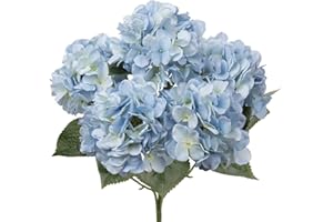‎HOLLYONE Large Hydrangea Artificial Flowers Artificial Flowers Hydrangea, Artificial Flowers Like Real, Plastic Hydrangea Artificial Hydrangea for Bathroom Living Room Decoration Home Decoration Flower