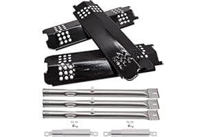 ADVIACE Grill Replacement Parts for Charbroil Gas2Coal 463340516 463370516 463370519 463278419 463336818 463278418 G421-0500-W1 G466-2500-W1 Burner G553-0002-W1A Heat Tent G432-0078-W1 Carry Over Tube