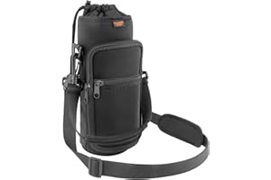 Desing Wish Bolsa Portador de Botellas de Agua, Soporte para Botellas de 32 onzas, Correa de Mano Ajustable para el Hombro, Accesorios para Botellas de Agua Deportivas, para Hombres, Mujeres