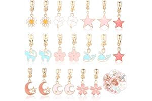 YZMRBDQC 10 Pairs Kids Clip On Earrings for Girls, Girls Jewelry Dress Up Earrings, Dress up Princess Jewelry Accessories forToddler Party Favors Birthdays Gift for Little Kids